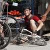 Joseph Gordon-Levitt sur le tournage de Premium Rush