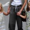 La princesse Letizia savoure ses vacances avec ses filles et son époux Felipe. A Palma de Majorque le 3 août 2010