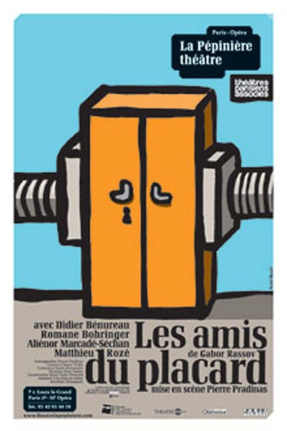 Romane Bohringer dans Les Amis du placard au théâtre de la Pépinière, à Paris, à partir du 7 septembre 2010