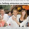 Couverture de Var-Matin avec Nicolas Sarkozy et Carla Bruni