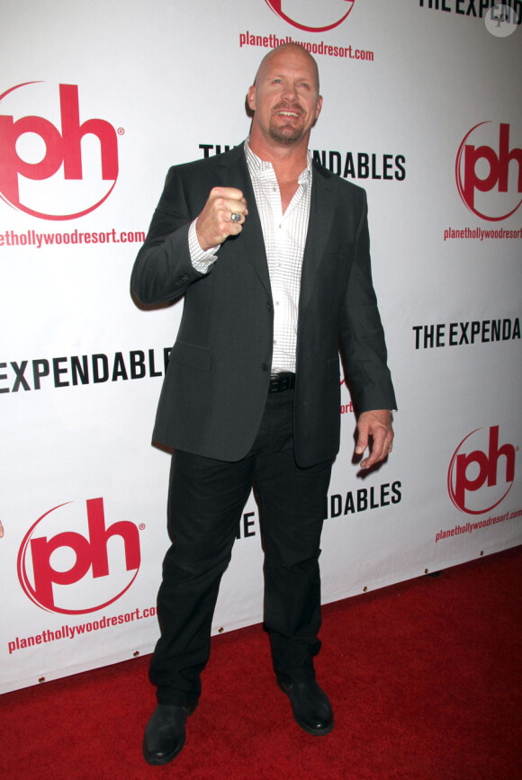 Steve Austin lors de l'avant-première de The Expendables à Las Vegas le 11 août 2010