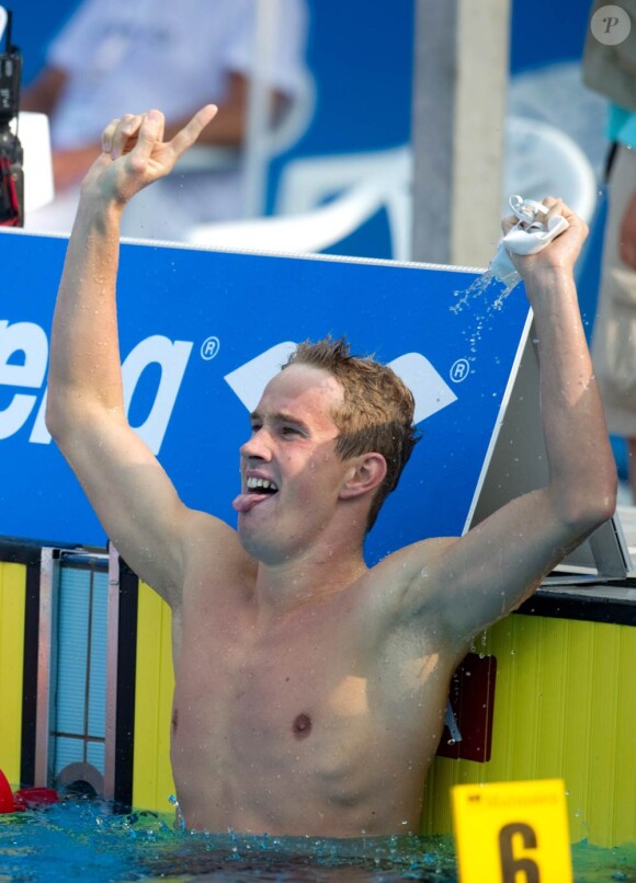 Sébastien Rouault, double champion d'Europe du 800 et du 1500m nage libre.