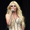 Taylor Momsen chante lors du V Festival au Highlands Park en Essex en Angleterre le 21 août 2010