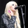 Taylor Momsen chante lors du V Festival au Highlands Park en Essex en Angleterre le 21 août 2010