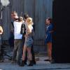 Jessica Alba l'air contrarié lors d'un shooting à Los Angeles, le 20/08/10