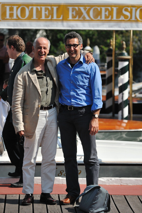 Toni Servillo et John Turturro lors du festival de Venise le 2 septembre 2010