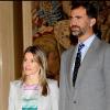Letizia et Felipe d'Espagne au palais Zarzuela à Madrid, le 2 septembre 2010