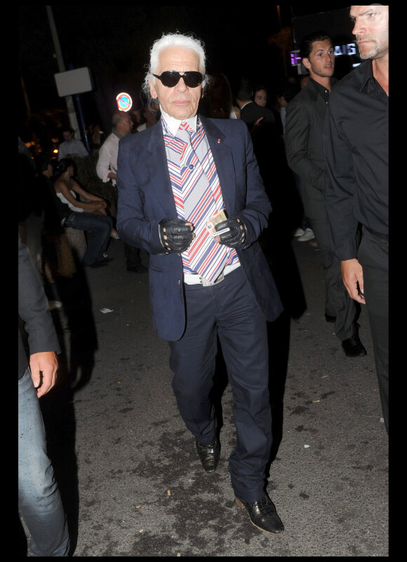 Le créateur allemand Karl Lagerfeld
