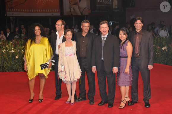 L'équipe du film Vénus Noire lors du festival de Venise le 8 septembre 2010