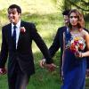 Jessica Alba et Cash Warren se rendent au mariage d'un ami, à Los Angeles. 17/09/2010