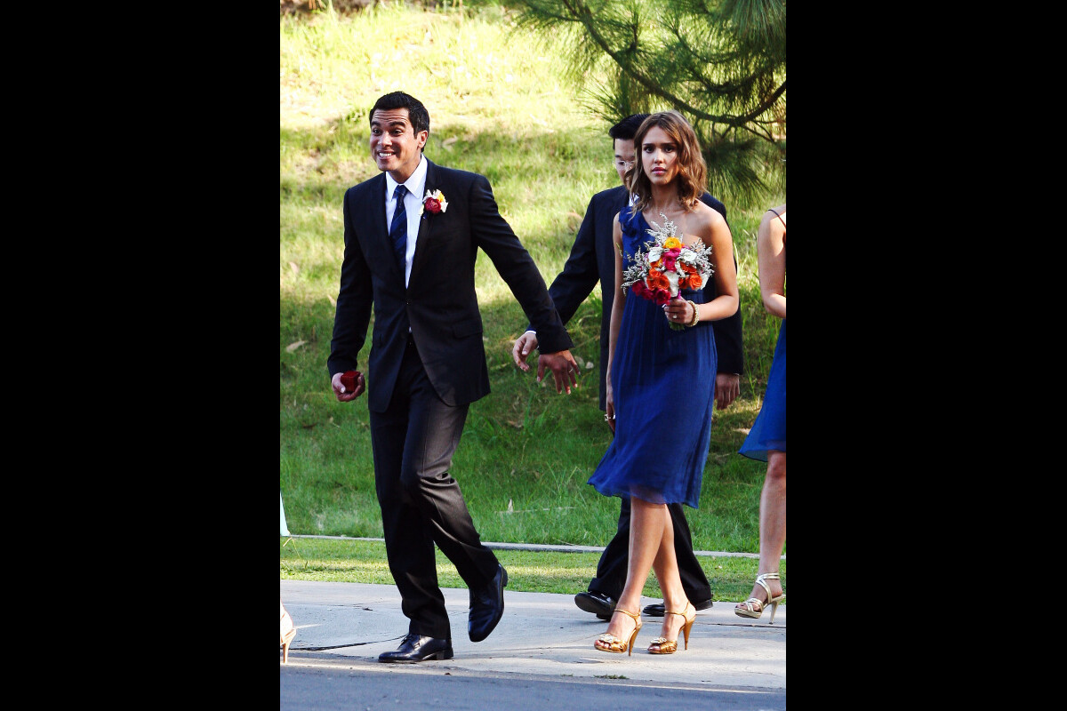 Photo : Jessica Alba et Cash Warren se rendent au mariage d'un ami, à