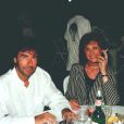 Chantal Nobel et son mari Jean-Louis Julian, en août 1997