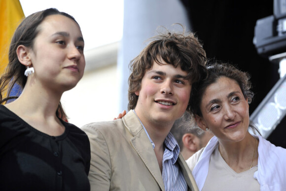 Ingrid Betancourt et ses enfants Melanie et Lorenzo