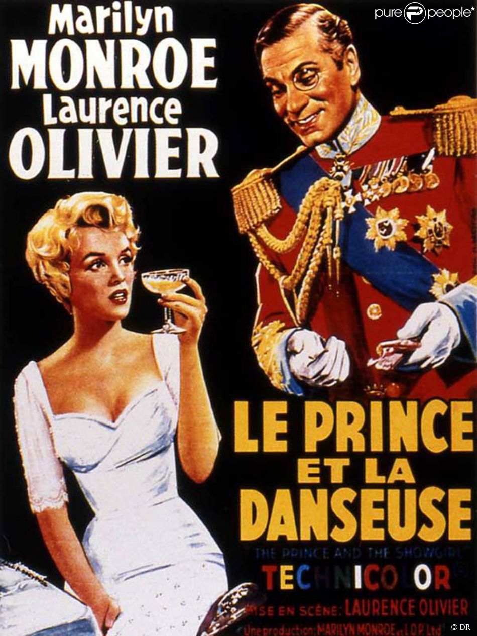 L&#039;affiche du  Prince et la Danseuse , de Laurence Olivier, 1957.  