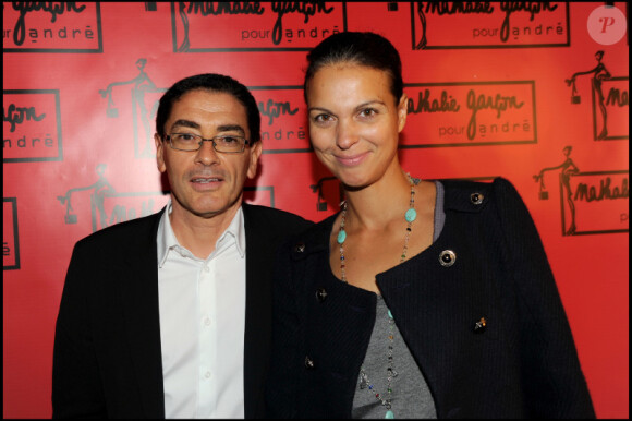 François Feijoo et Isabelle Giordano lors de la soirée NAthalie Garçon et André le 27/09/10 à Paris