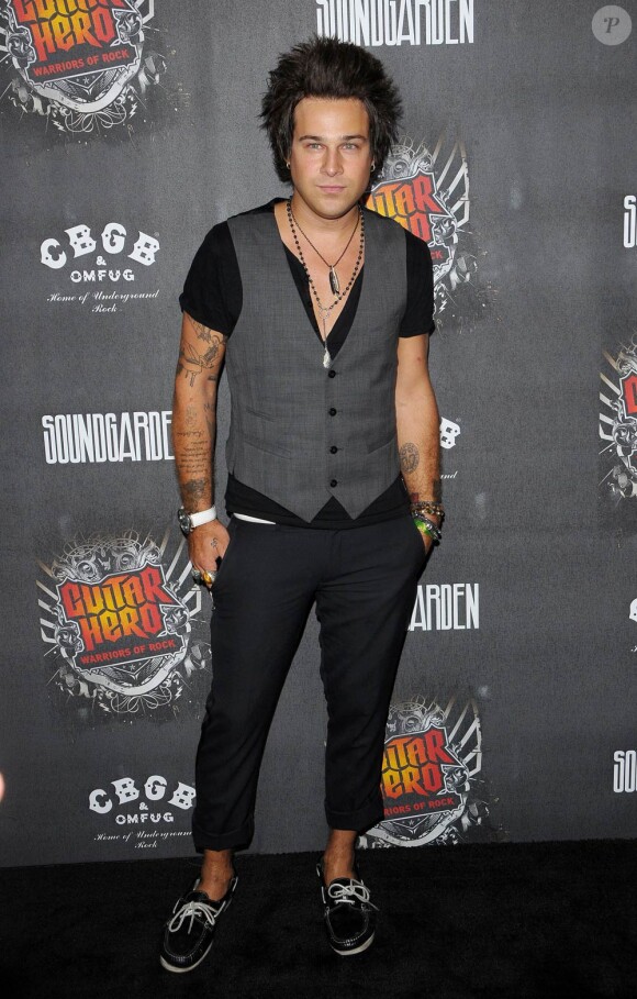 Ryan Cabrera lors de la soirée pour le lancement de Guitar Hero - Warriors of Rock au Paramount Studios de Los Angeles le 27 septembre 2010