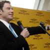 John Travolta présente la nouvelle montre Breitling, à Moscou, en Russie