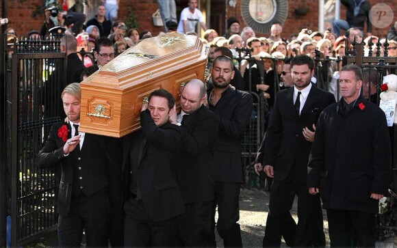 Obsèques de Stephen Gately à Dublin, le 17 octobre 2009