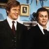 Tony Curtis et Roger Moore à l'époque de la série culte Amicalement Vôtre.