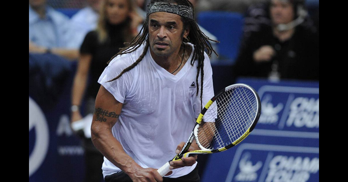 Yannick Noah fête ses 50 ans sur le court avec Amélie Mauresmo et John