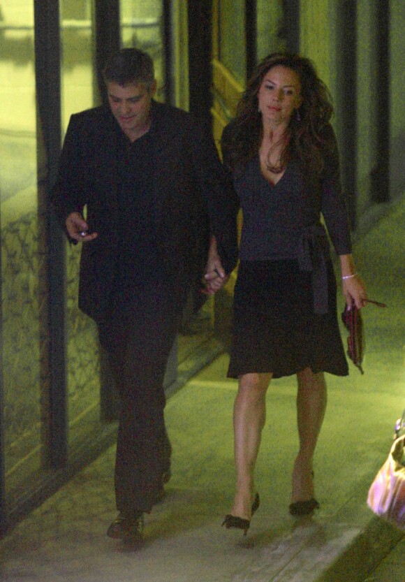 Krista Allen et George Clooney en 2006 à Los Angeles