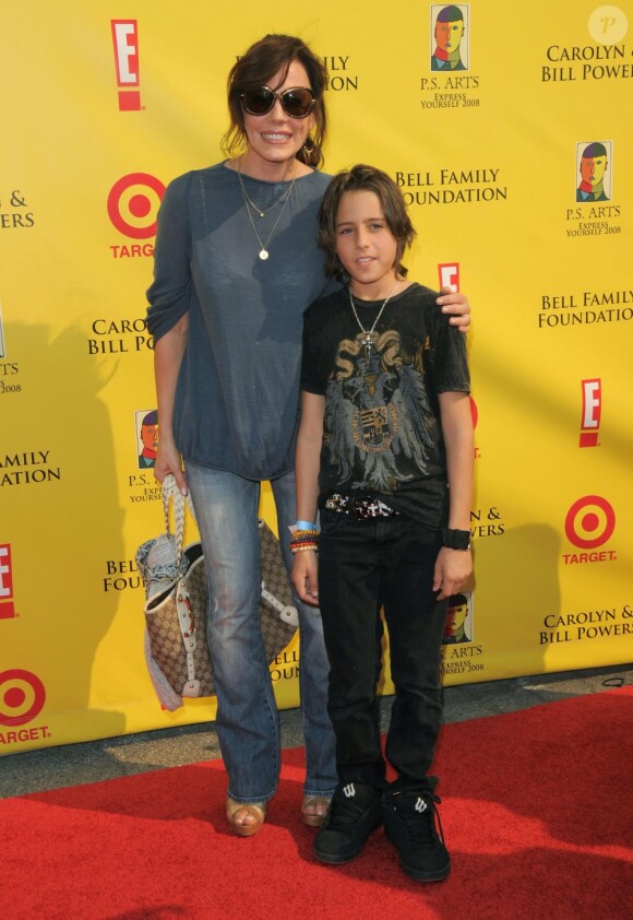 Krista Allen et son fils 2008