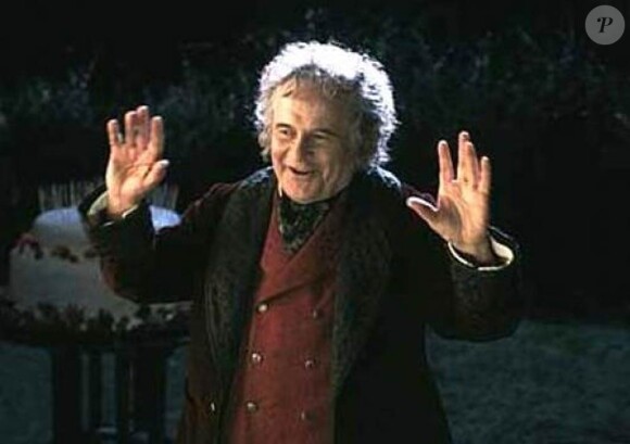 Ian Holm incarnait Bilbo dans la trilogie du Seigneur des Anneaux.