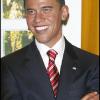 Quant au président Obama, sa statue semble plutôt relever de la caricature ! Rides accentuées, yeux rétrécis, teint rosi, où est passé le playboy de la Maison Blanche ?