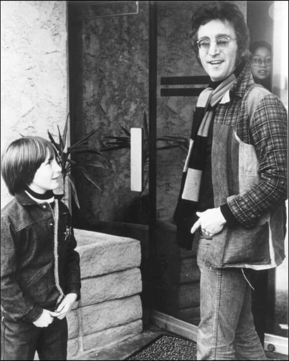 Julian et John Lennon