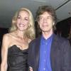 Jerry Hall et Mick Jagger en 2000