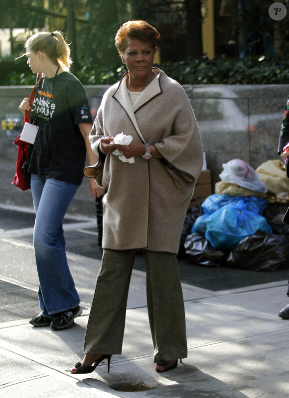 Dionne Warwick, l'une des candidates de l'émission The Celebrity Apprentice, à New York le 20 octobre 2010