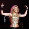 Shakira se produit sur le scène du Staples Center de Los Angeles, samedi 23 octobre, dans le cadre du The Sun come out World Tour 2010.