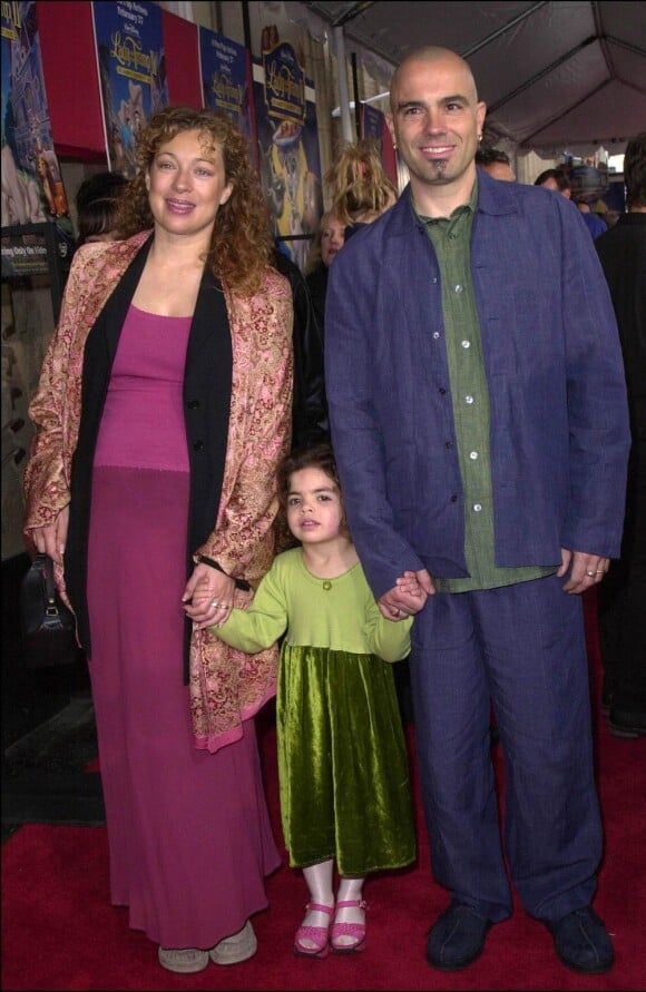Alex Kingston, son mari Florian Haertel et leur fille Salome