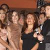 Eva Mendes, Keira Knightley et Guillaume Canet ont vu l'avant-première de Last Night être perturbée par des manifestants, lors de l'ouverture du 5e Festival International du Film de Rome, le 28 octobre 2010.