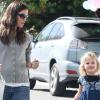 Jennifer Garner emmène sa fille Violet (Californie, 30 octobre 2010)