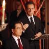 Le Président Nicolas Sarkozy avec son homologue chinois Hu Jintao. Le 4/11/10 à l'Elysée