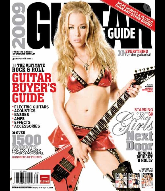 Kendra Wilkinson en couverture de Guitar Guide