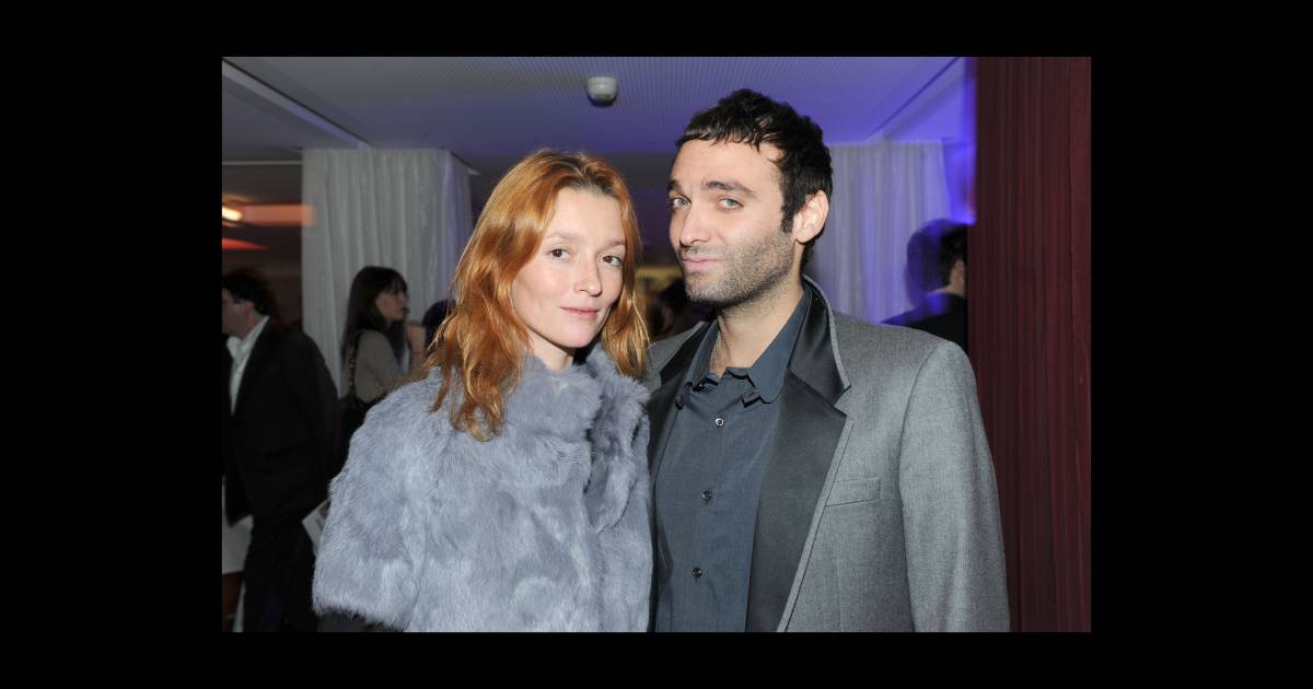 Audrey Marnay et Virgile Bramly lors du cocktail de ...