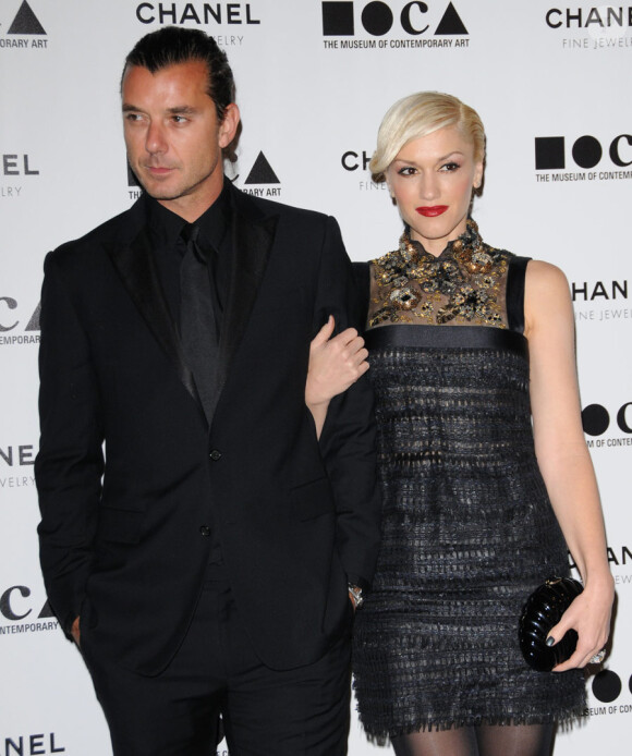 Gavin Rossdale et Gwen Stefani lors du gala du musée d'art contemporain de Los Angeles avec Chanel le 13 novembre 2010