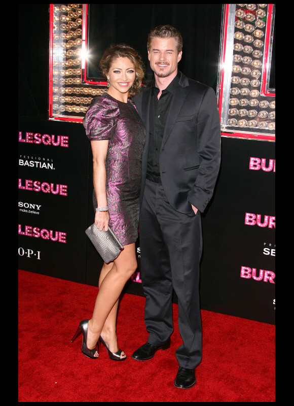 Eric Dane et Rebecca Gayheart, parents depuis le printemps dernier, assistent à l'avant-première de Burlesque, lundi 15 novembre, à Los Angeles.