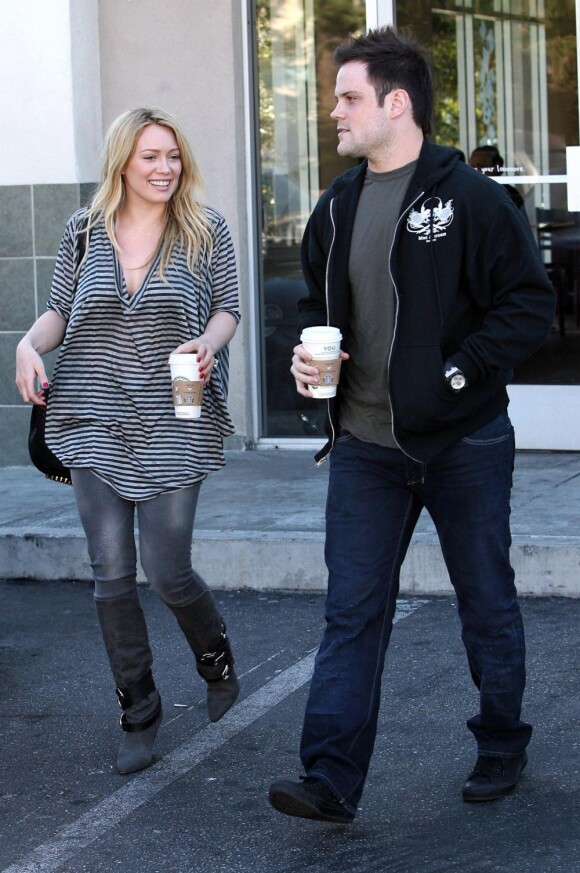 Hilary Duff et son époux, Mike Comrie.