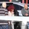 Rihanna arrive dans un petit aéroport de Los Angeles pour une destinatin inconnue le 22 novembre 2010