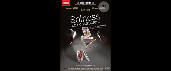 Jacques Weber et Mélanie Doutey dans Solness le contructeur jusqu'au 29 novembre 2010