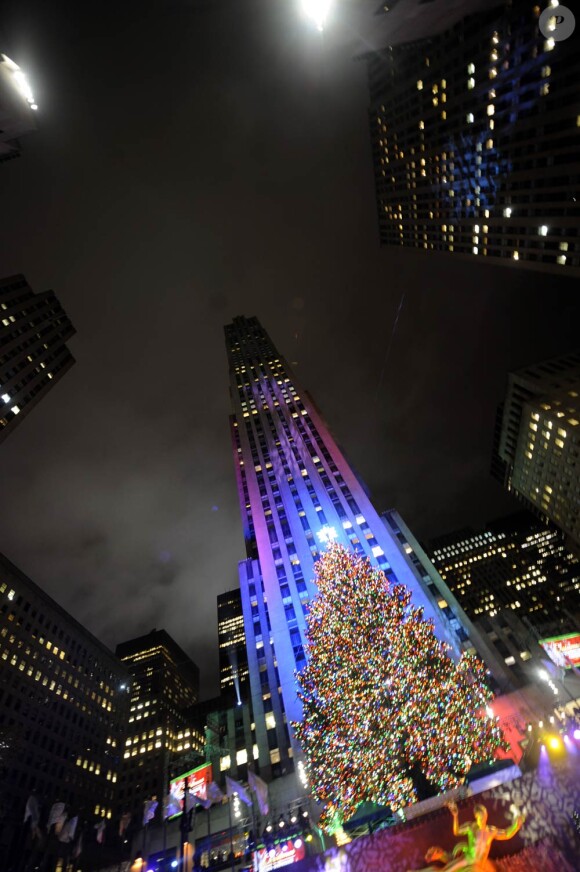 Concert pour les fêtes de fin d'année 2010 au Rockefeller Center pour l'illumination à New York City le 30 novembre 2010
