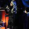 Jessica Simpson chante durant un concert pour les fêtes de fin d'année 2010 au Rockefeller Center pour l'illumination à New York City le 30 novembre 2010