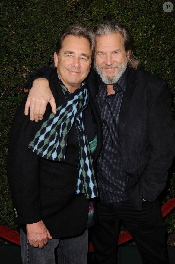 Beau et Jeff Bridges, à l'occasion de l'avant-première de True Grit, à Los Angeles, le 9 décembre 2010.