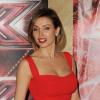 Dannii Minogue assiste à la conférence de presse de la finale de X-Factor, jeudi 9 décembre, à Londres.