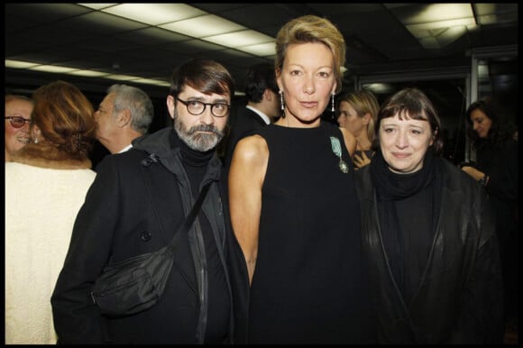Christine Borgoltz-Halff avec Franck Sorbier et Isabelle Tartière. Le 10 décembre 2010 à la Fondation Cartier pour l'Art Contemporain à Paris.