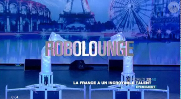 Robolounge participera à la troisième demi-finale de La France a un incroyable talent (mercredi 15 décembre 200 sur M6)