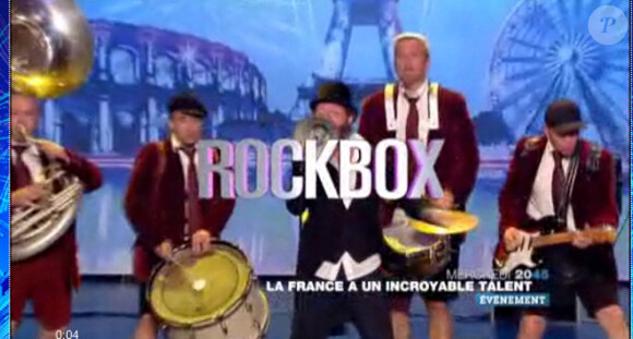 Rockbox participera à la troisième demi-finale de La France a un incroyable talent (mercredi 15 décembre 200 sur M6)